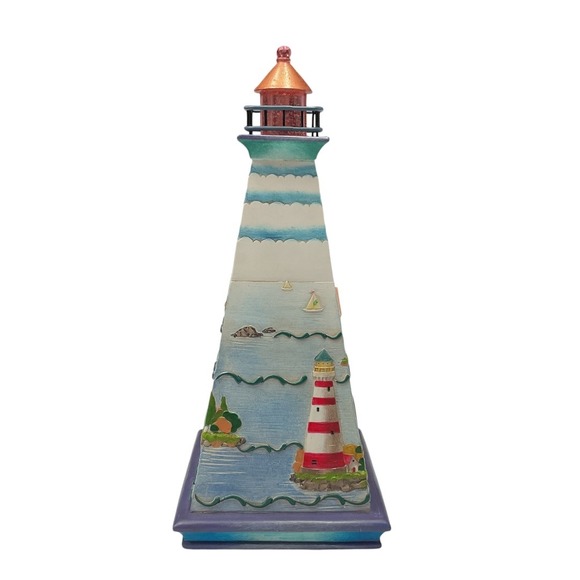 Jim‎ Shore Shorelights Mornings New Light Lighthouse 2003 Tabletop Decor - Picture 1 of 9